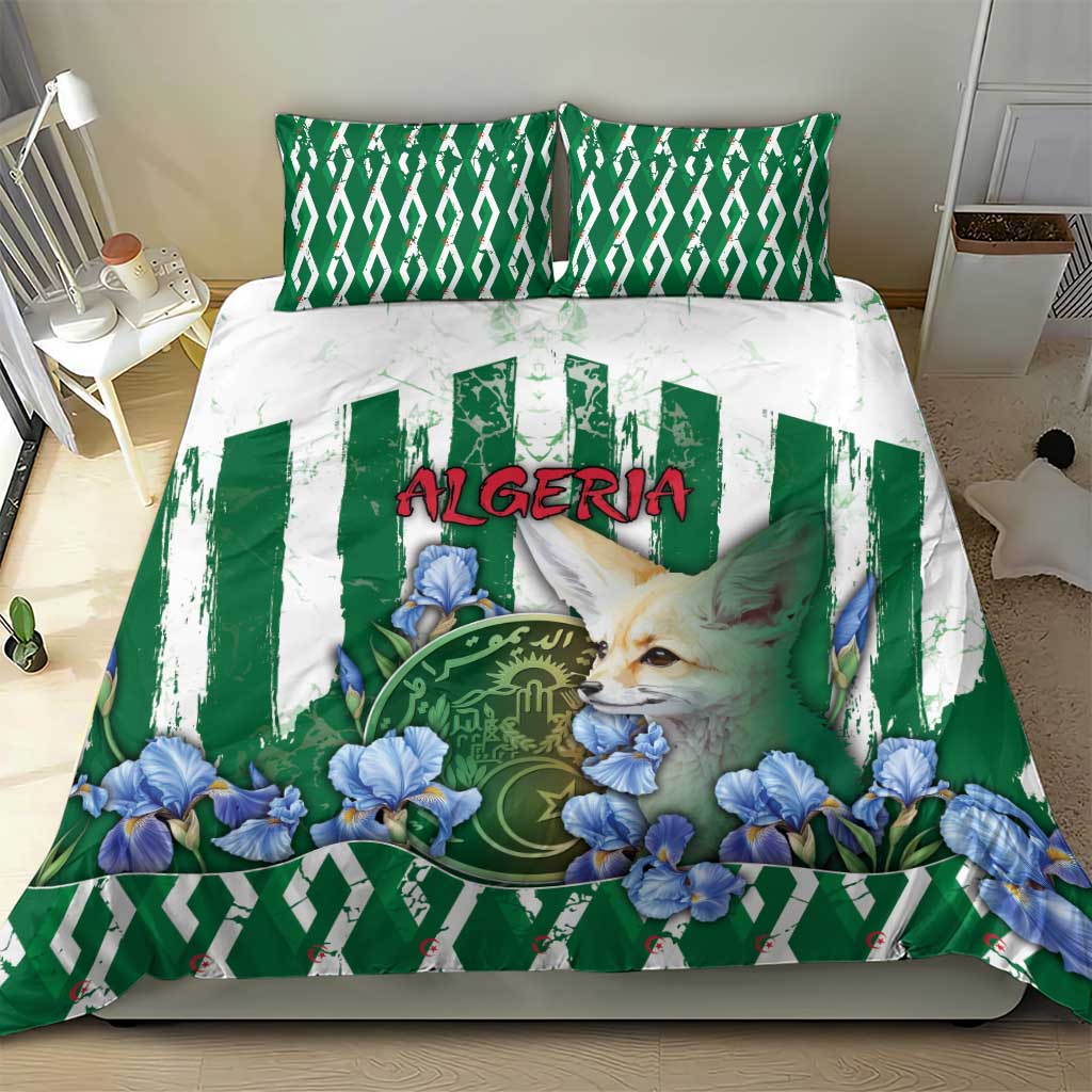 Algeria Bedding Set Fennec And Iris Grunge Style - African Pride