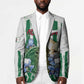 Personalized Algeria Blazer Fennec And Iris Grunge Style - African Pride