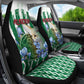Algeria Car Seat Cover Fennec And Iris Grunge Style - African Pride