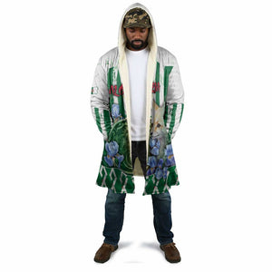 Personalized Algeria Cloak Fennec And Iris Grunge Style - African Pride