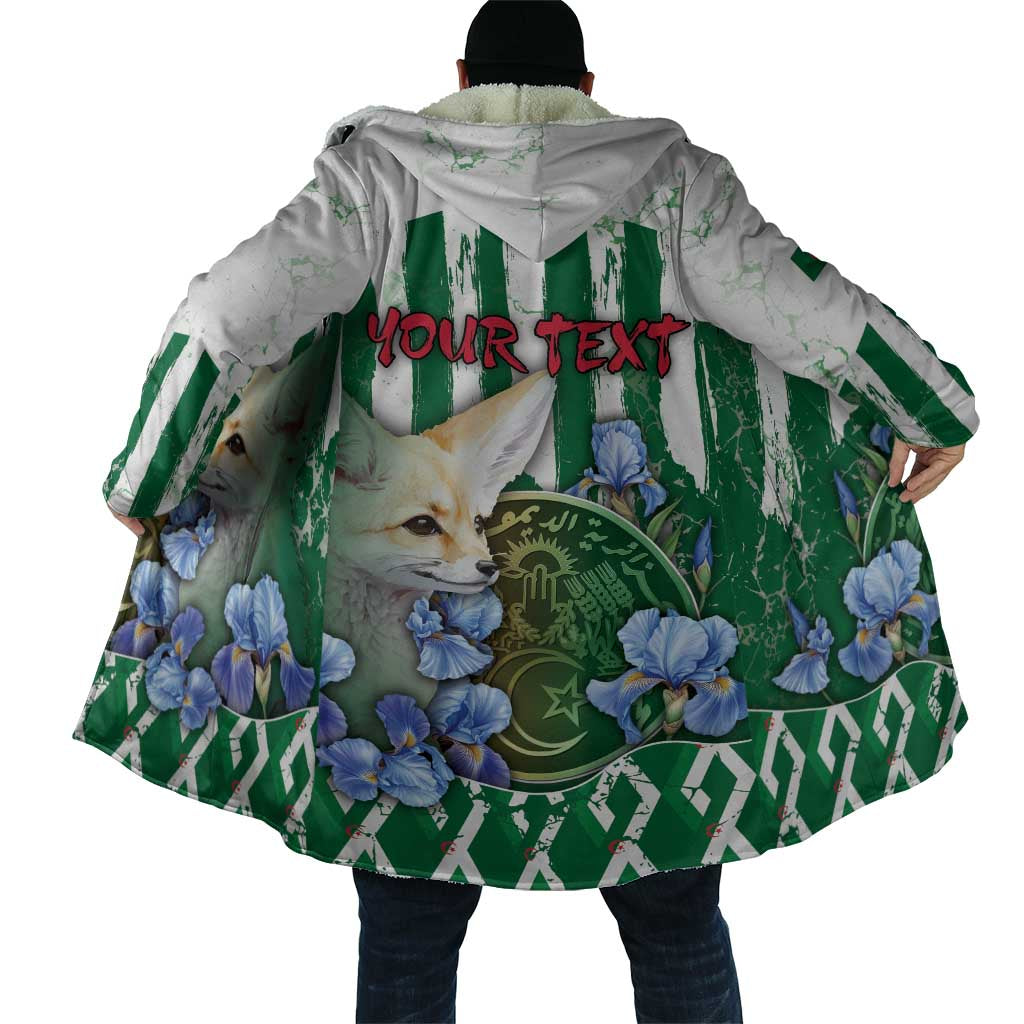 Personalized Algeria Cloak Fennec And Iris Grunge Style - African Pride