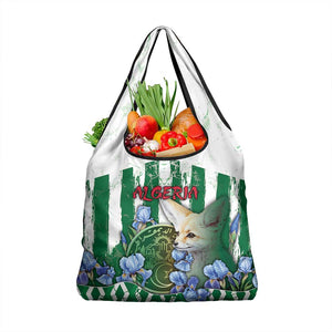 Algeria Grocery Bag Fennec And Iris Grunge Style - African Pride