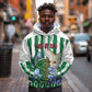 Personalized Algeria Hoodie Fennec And Iris Grunge Style - African Pride