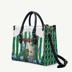 Algeria Leather Bag Fennec And Iris Grunge Style - African Pride