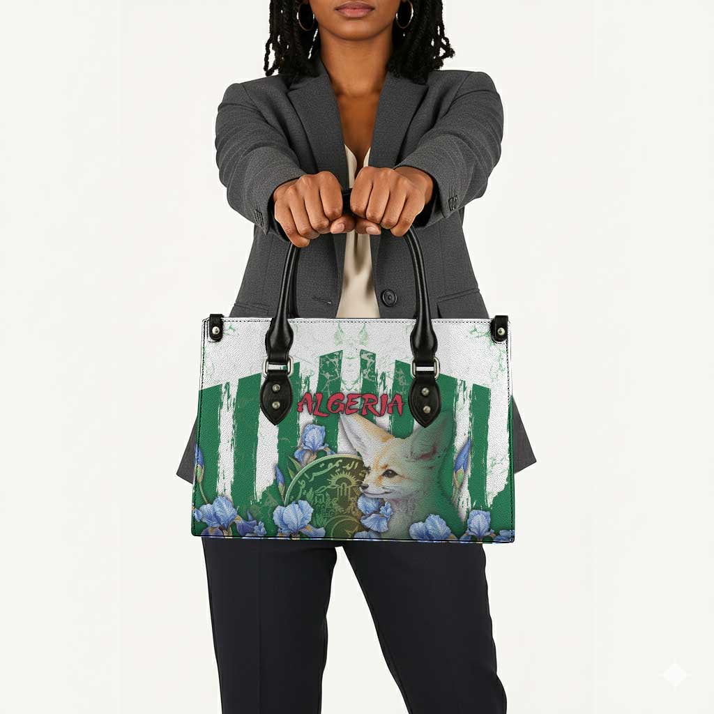 Algeria Leather Bag Fennec And Iris Grunge Style - African Pride