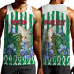 Personalized Algeria Men Tank Top Fennec And Iris Grunge Style - African Pride