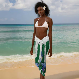 Algeria Sarong Fennec And Iris Grunge Style - African Pride