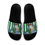 Algeria Slide Sandals Fennec And Iris Grunge Style - African Pride