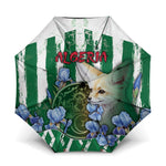 Algeria Umbrella Fennec And Iris Grunge Style - African Pride