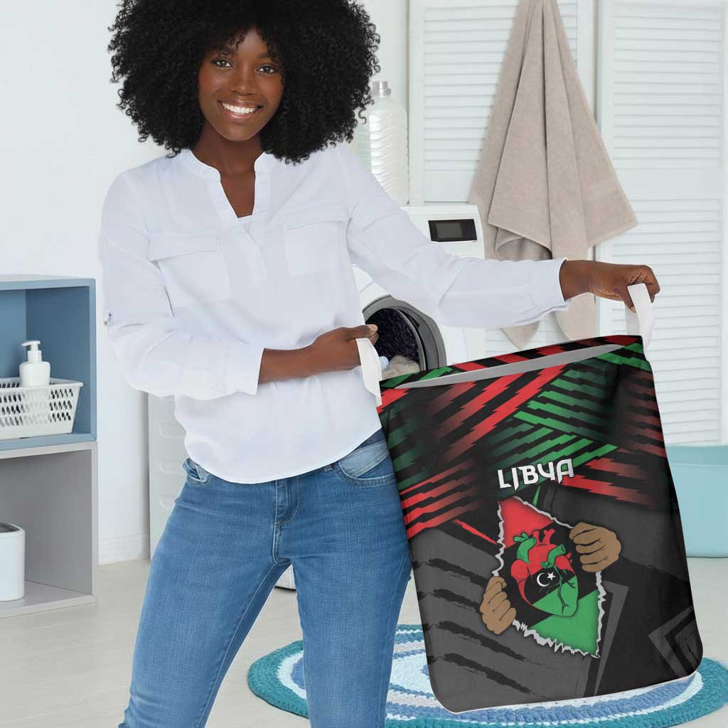 Libya In My Veins Laundry Basket - African Pride