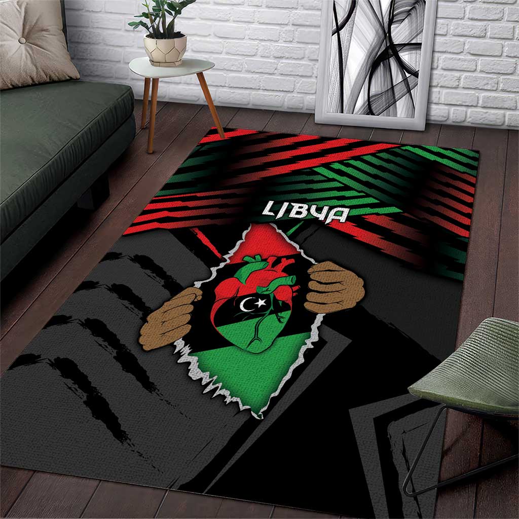 Liyba Rug Libya In My Veins Area Rug by African Pride