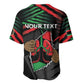 Personalized Libya In My Veins Baseball Jersey - African Pride