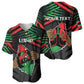 Personalized Libya In My Veins Baseball Jersey - African Pride