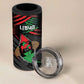 Personalized Libya In My Veins 4 in 1 Can Cooler Tumbler - African Pride