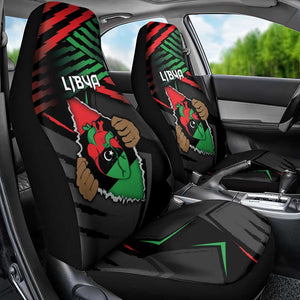 Libya In My Veins Car Seat Cover - African Pride