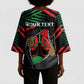 Personalized Libya In My Veins Kimono Sleeve Blouse - African Pride