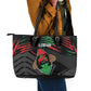 Libya In My Veins Leather Tote Bag - African Pride