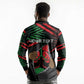 Personalized Libya In My Veins Long Sleeve Polo Shirt - African Pride