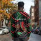 Personalized Libya In My Veins Long Sleeve Shirt - African Pride