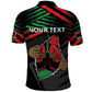 Personalized Libya In My Veins Polo Shirt - African Pride