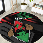 Libya In My Veins Round Carpet - African Pride