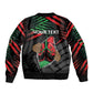 Personalized Libya In My Veins Sleeve Zip Bomber Jacket - African Pride