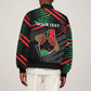 Personalized Libya In My Veins Sleeve Zip Bomber Jacket - African Pride