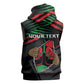Personalized Libya In My Veins Sleeveless Zip Hoodie - African Pride