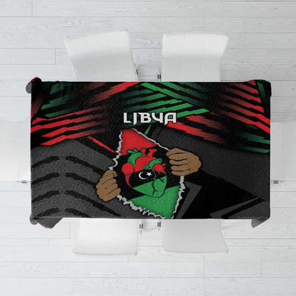 Libya In My Veins Tablecloth - African Pride