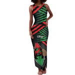 Personalized Libya In My Veins Tank Maxi Dress - African Pride