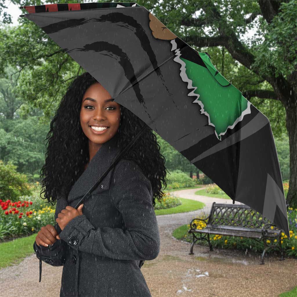 Libya In My Veins Umbrella - African Pride