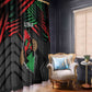 Libya In My Veins Window Curtain - African Pride