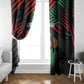 Libya In My Veins Window Curtain - African Pride