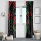 Libya In My Veins Window Curtain - African Pride