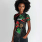 Personalized Libya In My Veins Women Polo Shirt - African Pride