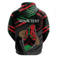 Personalized Libya In My Veins Zip Hoodie - African Pride