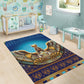 Egyptian Goddess Isis Area Rug Ancient Mythology Winged Queen