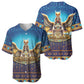 Egyptian Goddess Isis Baseball Jersey Ancient Mythology Winged Queen
