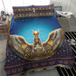 Egyptian Goddess Isis Bedding Set Ancient Mythology Winged Queen