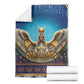 Egyptian Goddess Isis Blanket Ancient Mythology Winged Queen