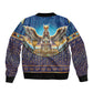 Egyptian Goddess Isis Bomber Jacket Ancient Mythology Winged Queen