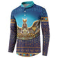 Egyptian Goddess Isis Button Sweatshirt Ancient Mythology Winged Queen