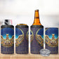 Egyptian Goddess Isis 4 in 1 Can Cooler Tumbler Ancient Mythology Winged Queen