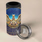 Egyptian Goddess Isis 4 in 1 Can Cooler Tumbler Ancient Mythology Winged Queen