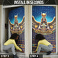 Egyptian Goddess Isis Door Cover Ancient Mythology Winged Queen