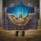 Egyptian Goddess Isis Hooded Blanket Ancient Mythology Winged Queen