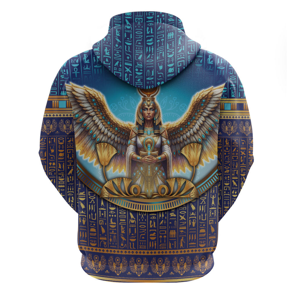 Egyptian Goddess Isis Hoodie Ancient Mythology Winged Queen