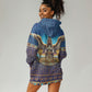 Egyptian Goddess Isis Hoodie Dress Ancient Mythology Winged Queen