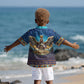Egyptian Goddess Isis Kid Hawaiian Shirt Ancient Mythology Winged Queen DT05