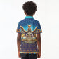 Egyptian Goddess Isis Kid Polo Shirt Ancient Mythology Winged Queen